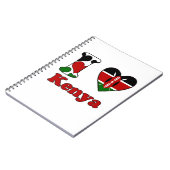 Carnet I love Kenya (Côté gauche)