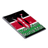 Carnet I Love Kenya et "Hakuna Matata" Art Print (Côté Droit)