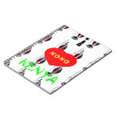 Carnet I Love Kenya XOXO (Côté gauche)