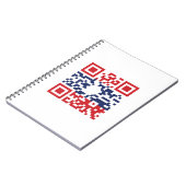 Carnet I Love Laos (Khoy Huk Lao) Drapeau QR Code | Geek  (Côté gauche)