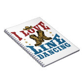 Carnet I Love Line Dancing (Côté Droit)