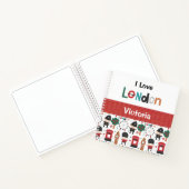 Carnet I Love London Theme Name Croquis (Intérieur)