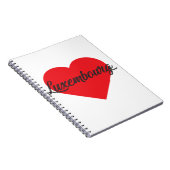Carnet I Love Luxembourg (Côté Droit)