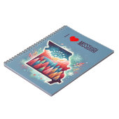 Carnet I Love Missouri Noël hiver (Côté gauche)