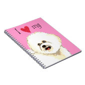 Carnet I Love my Bichon Frise (Côté Droit)