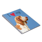 Carnet I Love my Bracco Italiano (Côté Droit)