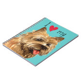 Carnet I Love my Cairn Terrier (Côté gauche)