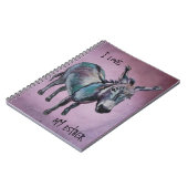 Carnet I Love my Esther violet (Côté gauche)