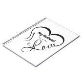 Carnet I Love My Husband • Always and forever (Côté gauche)