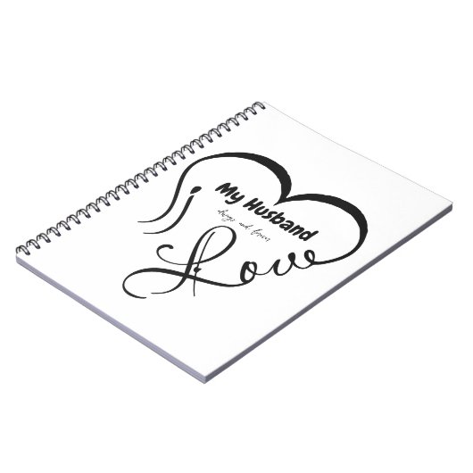 Carnet I Love My Husband • Always and forever (Côté gauche)