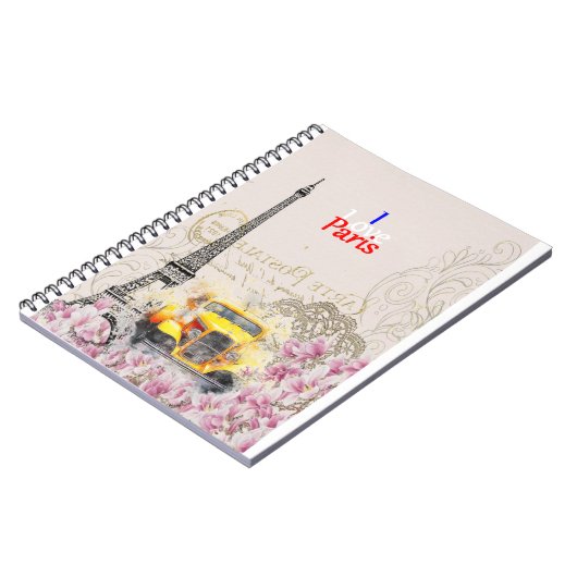 Carnet I Love Paris (Côté gauche)