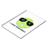 Carnet "I Love Pickleball" (Côté gauche)