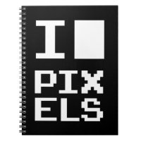 I Love Pixels, design geek, art des pixels