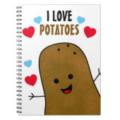 Carnet I Love Potatoes (Devant)