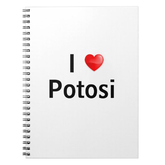 Carnet I love Potosi (Devant)