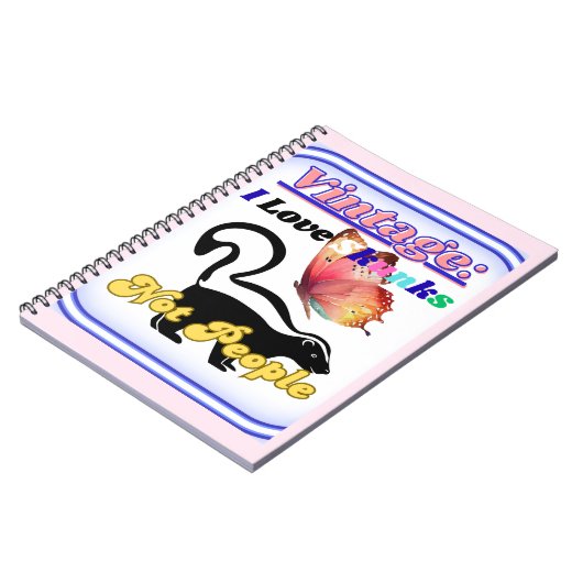 Carnet I Love Skunks, Not People (Côté gauche)