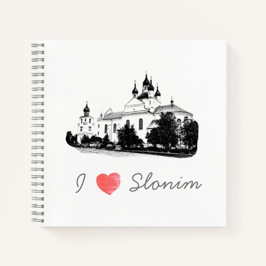 Carnet I Love Slonim Belarus Architecture Church (Devant)