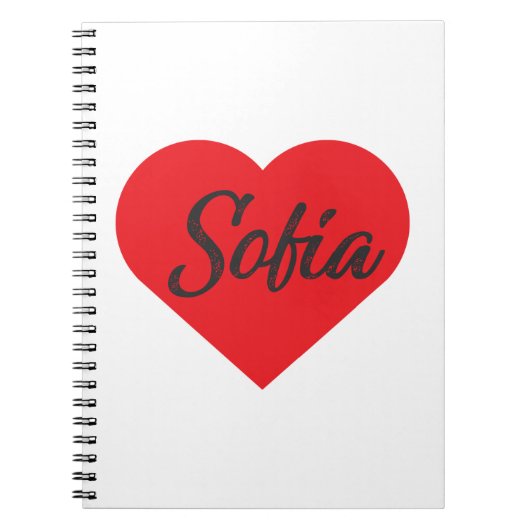 Carnet I Love Sofia - Bulgarie (Devant)