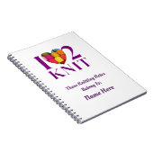 Carnet I love to Knit (Côté Droit)