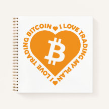 I Love Trading Bitcoin Texte autour du Carré du co