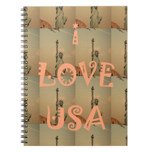 Carnet I Love USA (Devant)