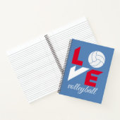 Carnet I Love volleyball (Intérieur)