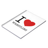 CARNET I LOVE WRESTLING (Côté gauche)