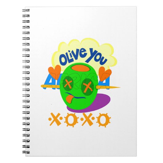 Carnet I Love XOXO Africa belle citation de texte extraor (Devant)