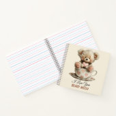 Carnet I Love You Beary Much In Cup Postcard (Intérieur)
