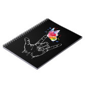 Carnet I Love You Hand Sign Language Butterfly Autism (Côté gauche)