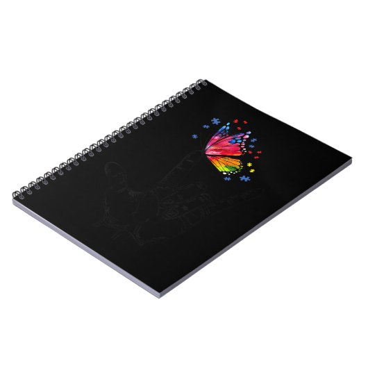 Carnet I Love You Hand Sign Language Butterfly Puzzle Pie (Côté gauche)