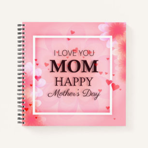 Carnet I Love You Maman's Day Guestbook