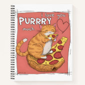 Carnet I Love You Purrry Much Funny Cat Lover Gift (Devant)