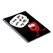 Carnet I Love You With All My Me – Cute Valentine (Côté Droit)