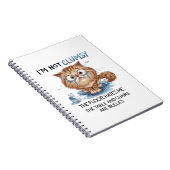 Carnet I’m Not Clumsy the Flor Hates Me  (Côté Droit)