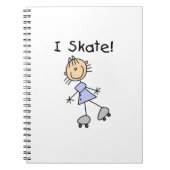 Carnet I Patinage - Patinage à rouleaux pour filles (Devant)