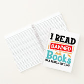 Carnet I Read Banned Books Librarian Reader (Intérieur)