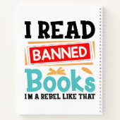 Carnet I Read Banned Books Librarian Reader (Dos)