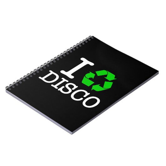 Carnet I Recycle Disco (Côté gauche)