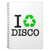 Carnet I Recycle Disco (Devant)