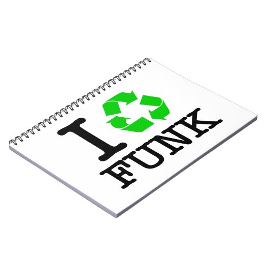 Carnet I Recycle Funk (Côté gauche)
