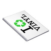 Carnet I Recycle Vinyl (Côté Droit)