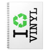 Carnet I Recycle Vinyl (Devant)