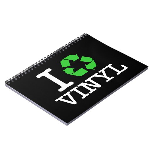 Carnet I Recycle Vinyl (Côté gauche)