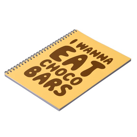 Carnet I Wanna Eat Choco Bars (Côté gauche)