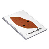 Carnet I Yam Sweet Cute kawaii Sweet Potato (Côté Droit)