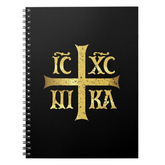 CARNET IC XC NIKA JESUS CHRIST CONQUÊTES (Devant)