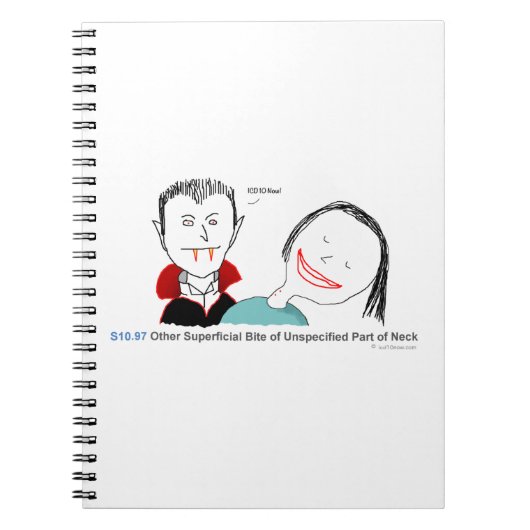 Carnet ICD-10 : S10.97 l'autre morsure superficielle (Devant)