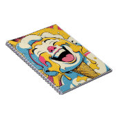 Carnet Ice Cream Pop Art Explosion Notebook (Côté Droit)