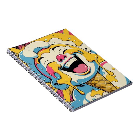 Carnet Ice Cream Pop Art Explosion Notebook (Côté Droit)